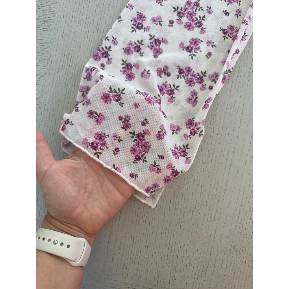 NWT Kirious Floral Cottagecore Ethereal Fairycore Crop Top - Picture 7 of 7